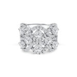 SK DIAMOND RING with lab grown diamonds in a luxurious setting in 18k white gold STAR CARAT FANCY