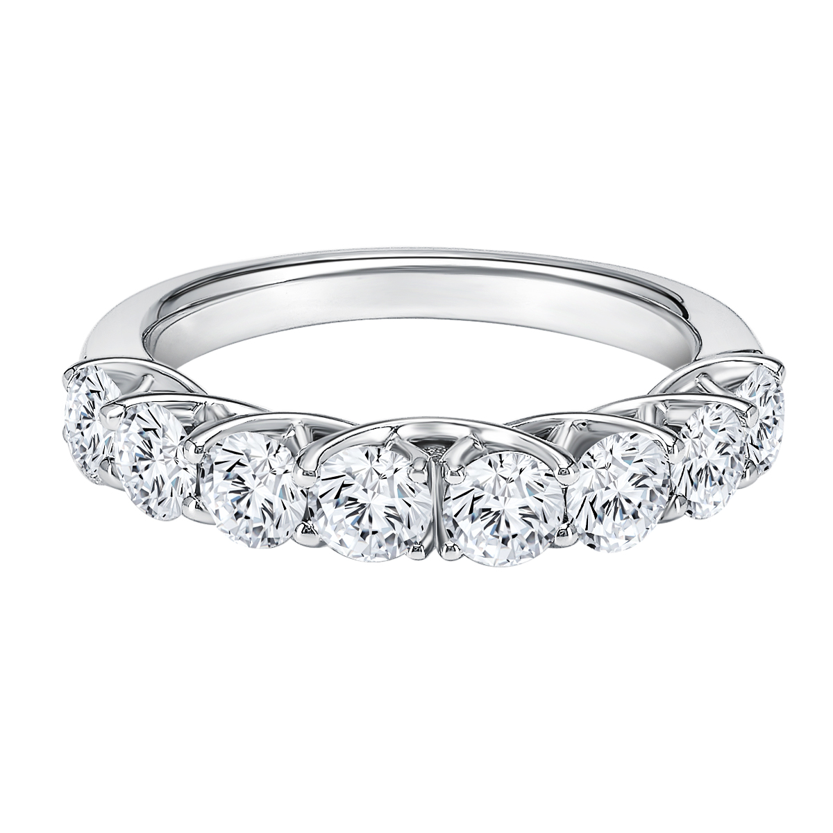 cincin tunang perempuan dengan batu permata. Star Carat Elegant Eternity Diamond Ring