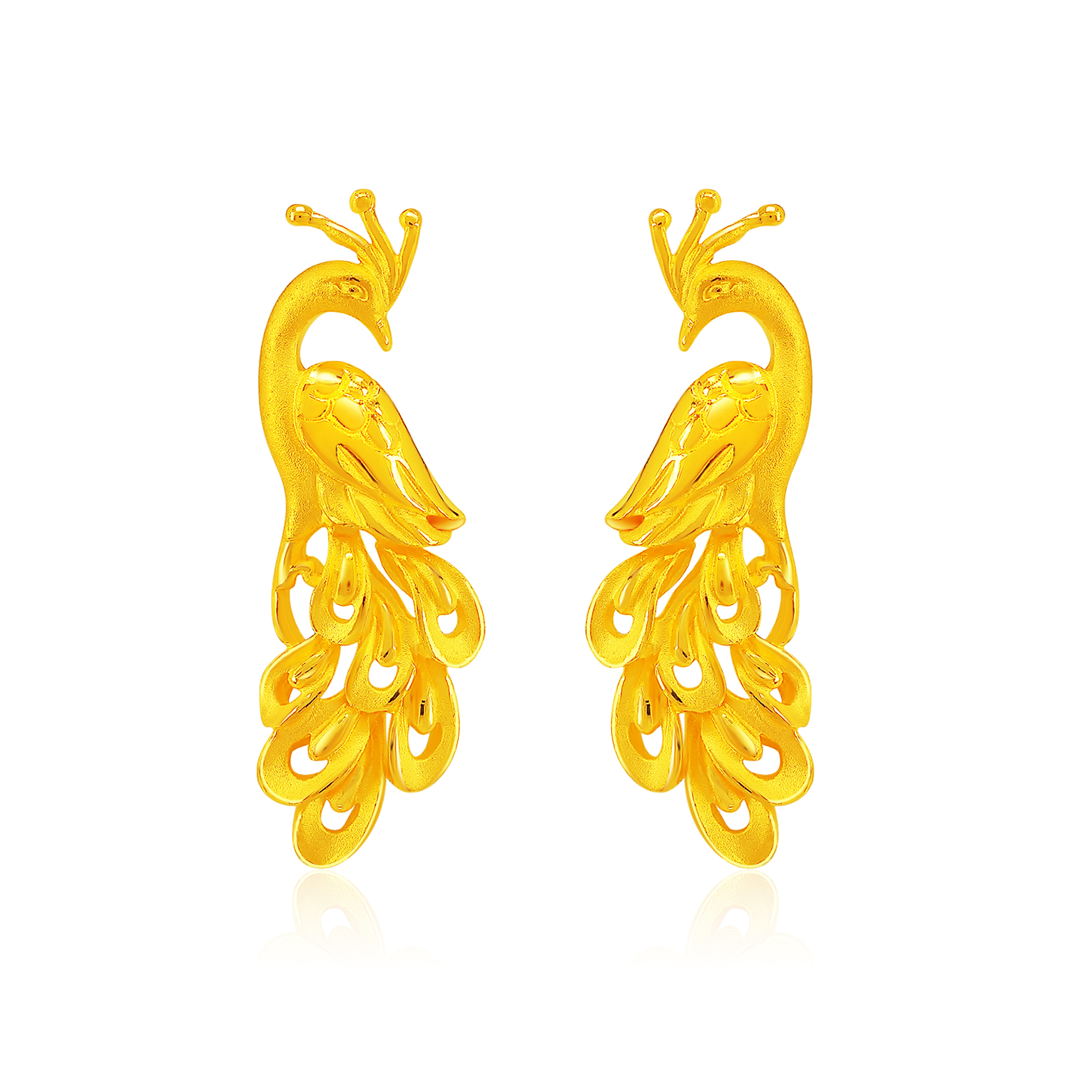 Details 89+ bridal pure gold earrings latest - esthdonghoadian