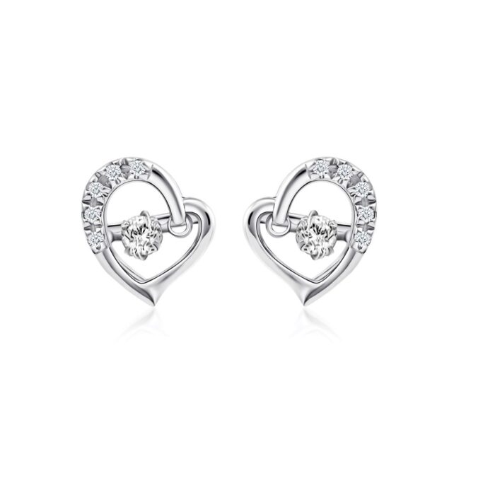Sweet Love Dancing Star Diamond Earrings