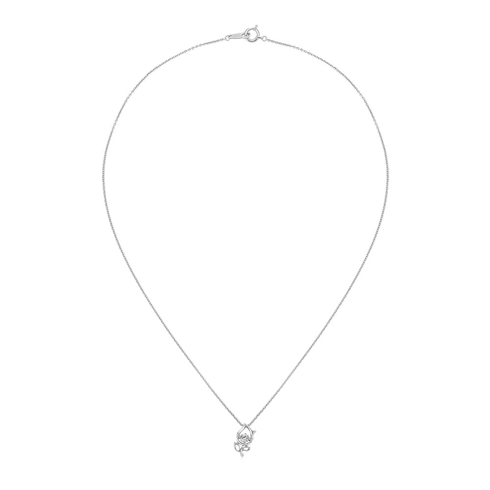 Star Carat Starlett Rose Diamond Pendant With Chain | SK Jewellery