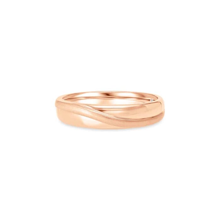 SK Jewellery MOMENTO LOVE PASSAGE 18K Rose Gold men's wedding ring
