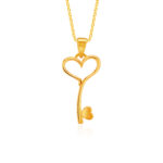 SK 916 LOVER KEY GOLD PENDANT & NECKLACES FOR WOMEN