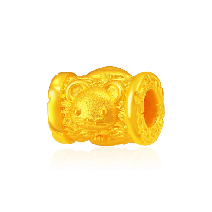 SK Jewellery Lucky Zodiac 999 pure gold bracelet charm - Chinese Zodiac Animal Rat