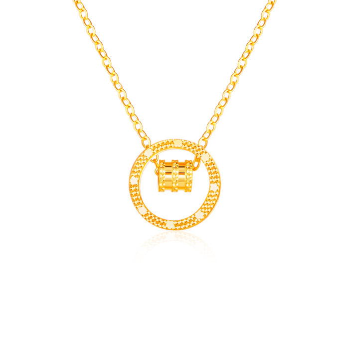 SK 916 Clarrisa Gold Necklace