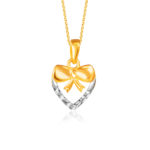 SK 916 Sweet Bow Gold Pendant