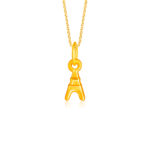 SK Jewellery Mini Eiffel 999 Pure Gold Pendant