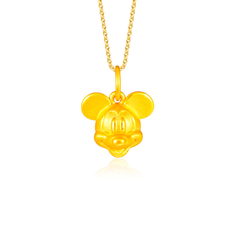 Face of Mickey 999 Pure Gold Pendant