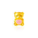 Bountiful Teddy Bear Hugs 999 Pure Gold Charm Bracelet