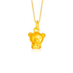 SK Jewellery Baby Bear 999 Pure Gold Pendant