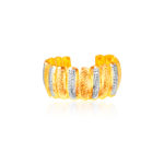 SK BRACELET FOR WOMEN ORO AMARE PULUT DAKAP DUOTONE a bracelet made out of the pulut dakap design in 916 gold with duotone