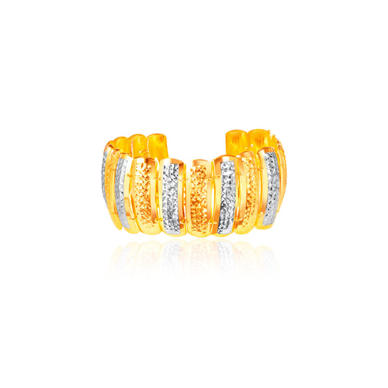 SK Oro Amare Pulut Dakap Gold Bracelet - Duo Tone