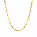 SK RANTAI LEHER EMAS 916 LONG LINK CHAIN rantai gantungan panjang untuk yang minimalis dibuat daripada emas 22k