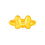 SK CINCIN EMAS 999 MINNIE BOW busur ikonik minnie yang bergaya dan versatil dibuat dengan emas tulen 999