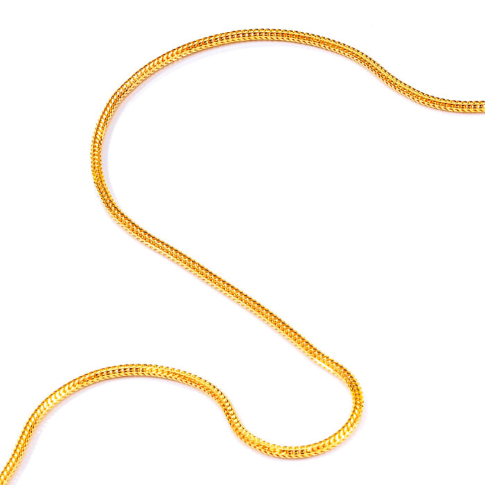 SK 916 GLISSADE ROUNDED GOLD CHAIN