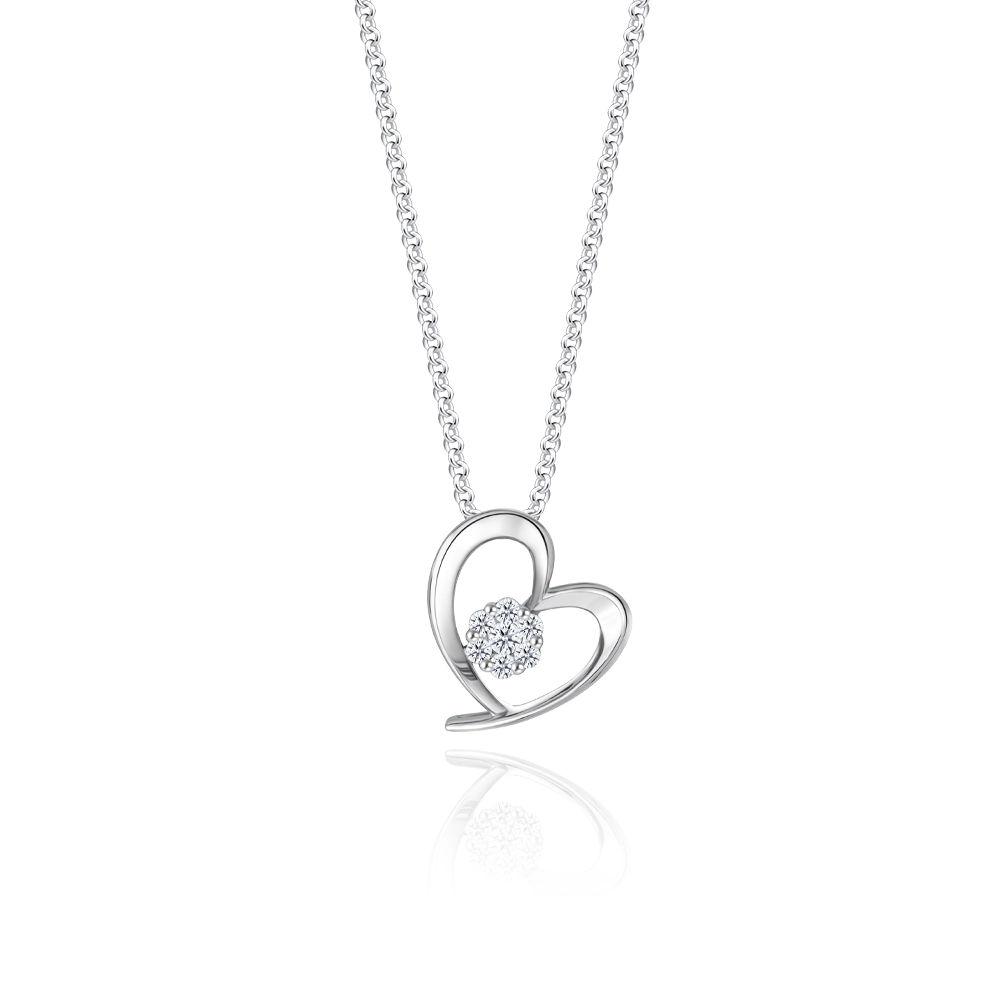 Swoop into Love Diamond Pendant | SK Jewellery