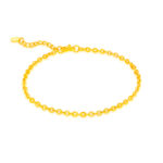 CABLE CHAIN 999 PURE GOLD BRACELET for women