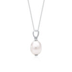SK Jewellery Classic Kiara Pearl Necklace Pendant