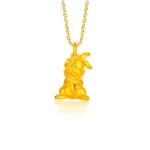 SK 999 THUMPER 999 PURE GOLD PENDANT & NECKLACE FOR WOMEN