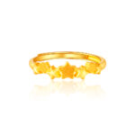 SK CINCIN EMAS 999 CELESTE cincin yang diperbuat oleh emas tulen 999 dengan barisan bintang kecil kecil