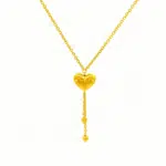 SK RANTAI LEHER EMAS 916 rantai leher dengan reka bentuk emas dan manik PERFECT LOVE