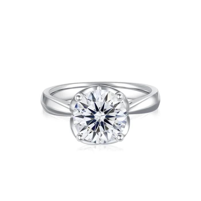 SK DIAMOND RING a 101 facet lab grown diamond ring in white gold ALLSTAR CLASSIC HEART