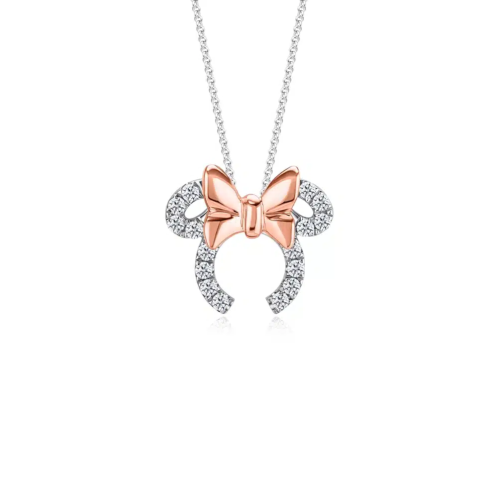 Disney Rose Gold Minnie Ears Necklace | POPSUGAR Love & Sex