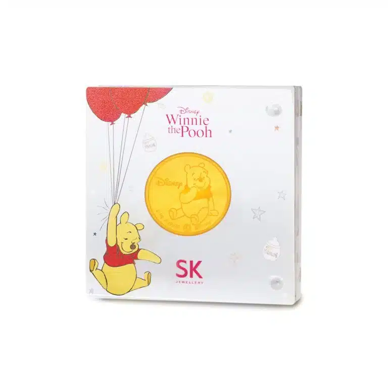 Winnie The Pooh Disney 999 Pure Gold Coin